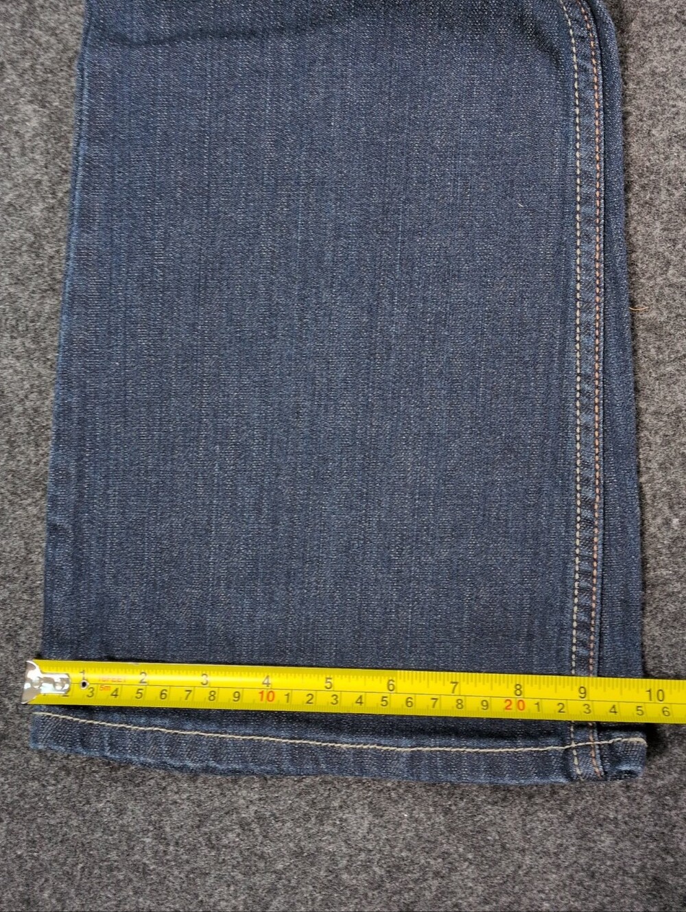 Levi's 518 Superlow bootcut Low Rise Denim jeans Size 7 Dark Wash - Picture 4 of 10